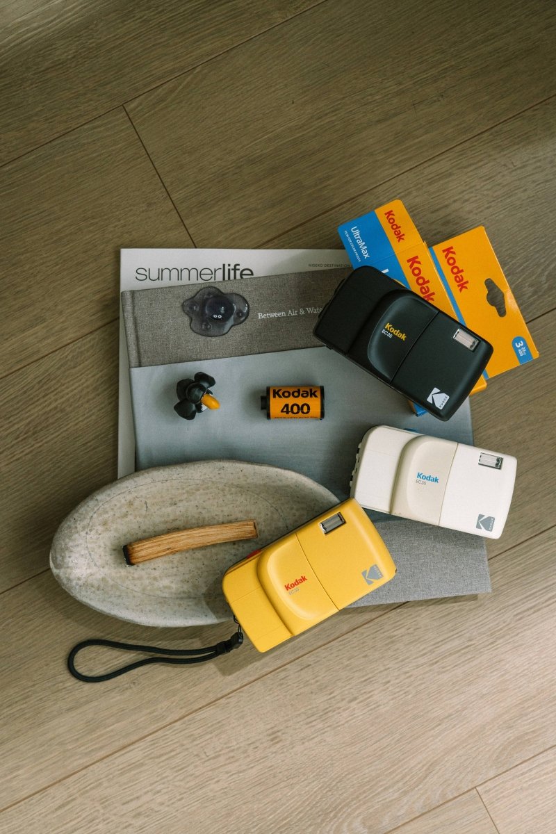 KODAK EC35 35mm Film Camera -Vanilla White - BangOn