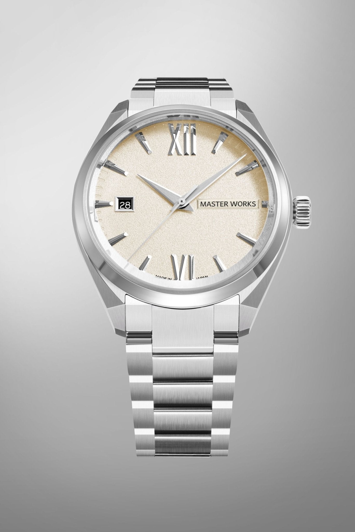 Master Works MW31 Automatic Watch - Ash Ivory - BangOn