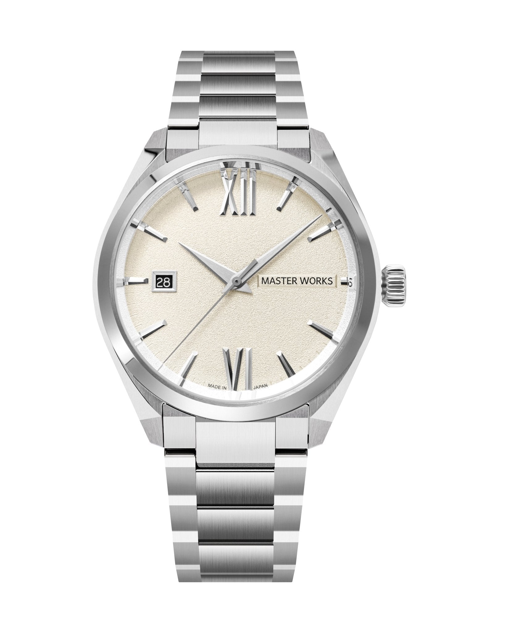 Master Works MW31 Automatic Watch - Ash Ivory - BangOn