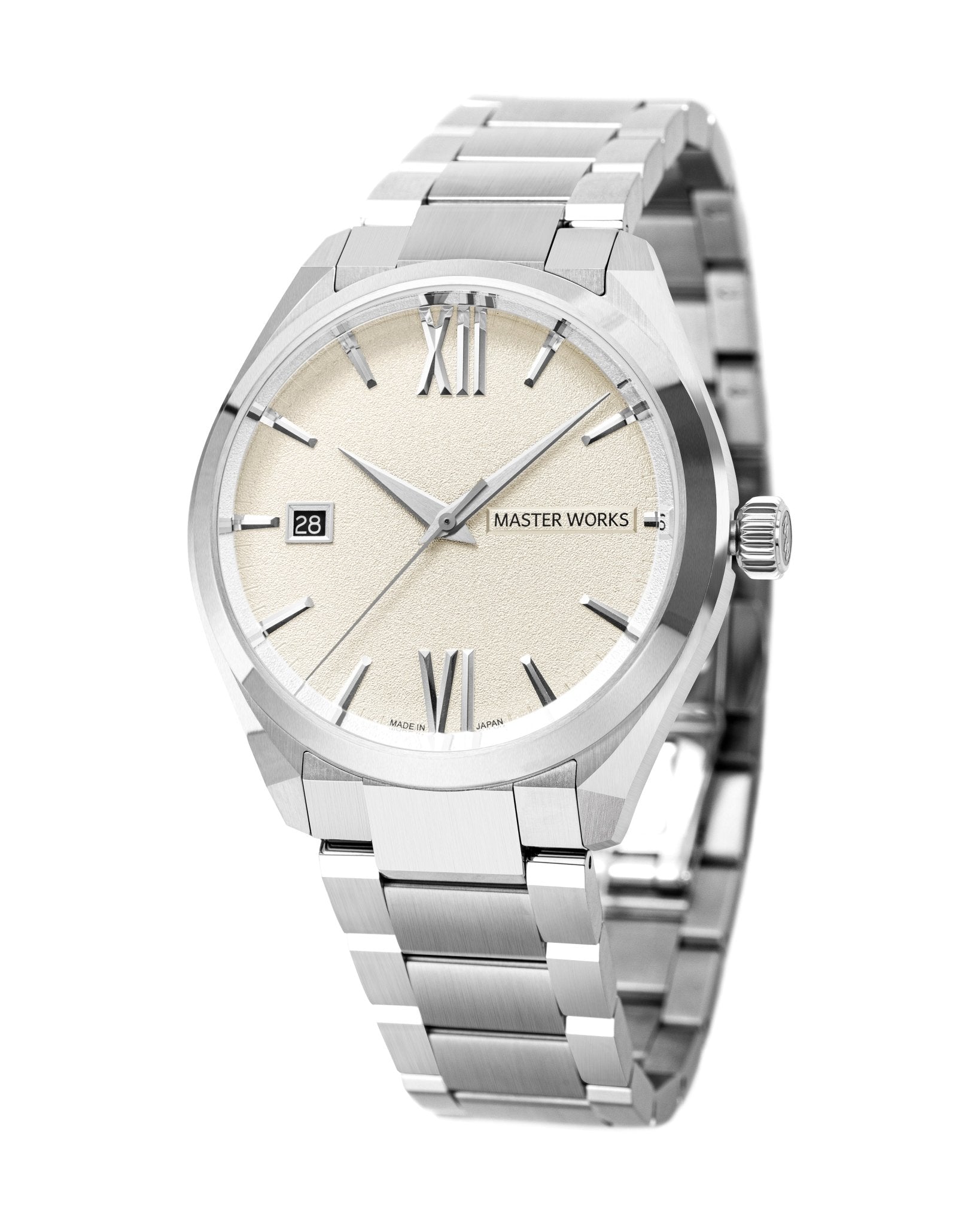 Master Works MW31 Automatic Watch - Ash Ivory - BangOn
