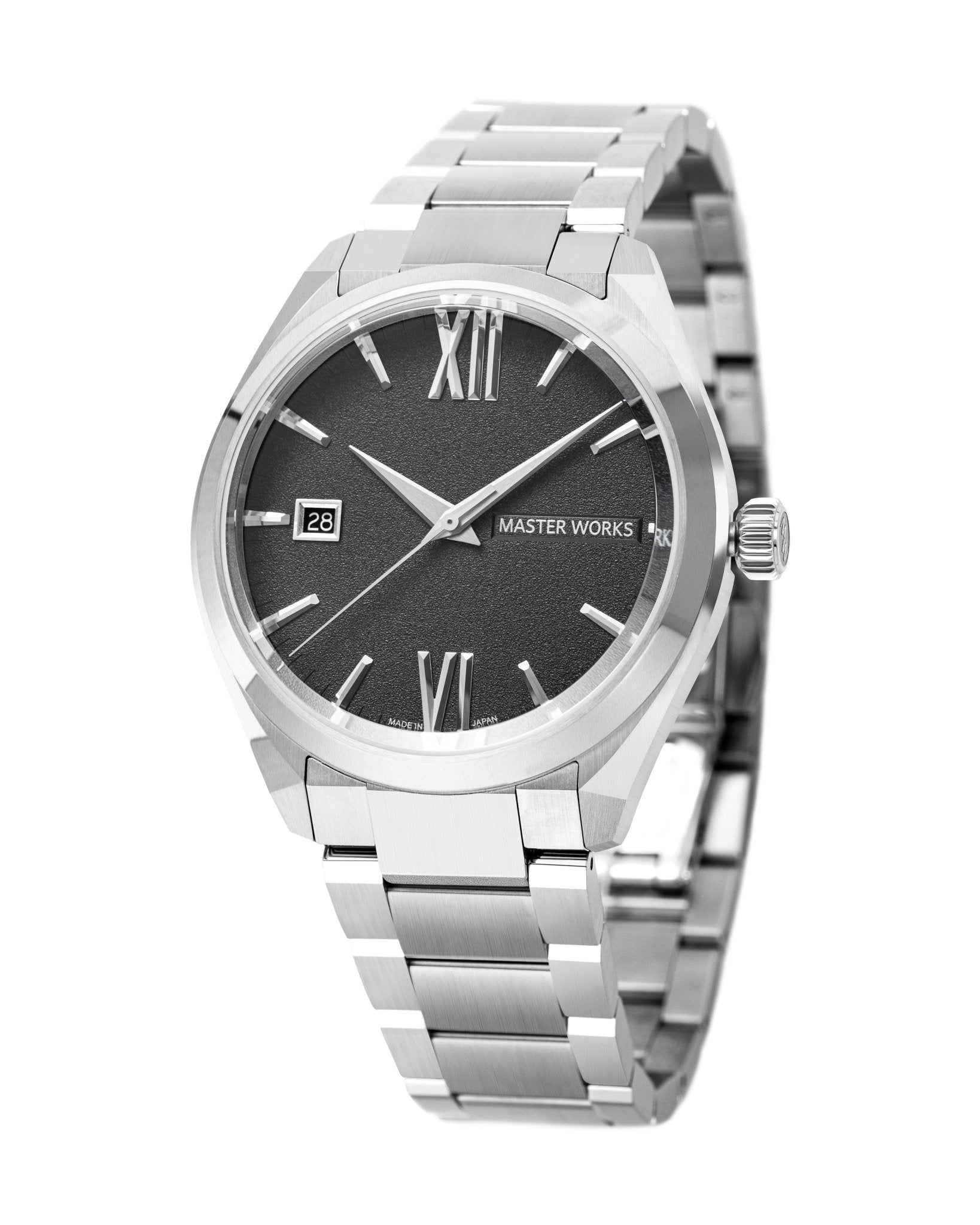 MW31 Automatic Watch - Bracelet Dark Gun Dial - BangOn