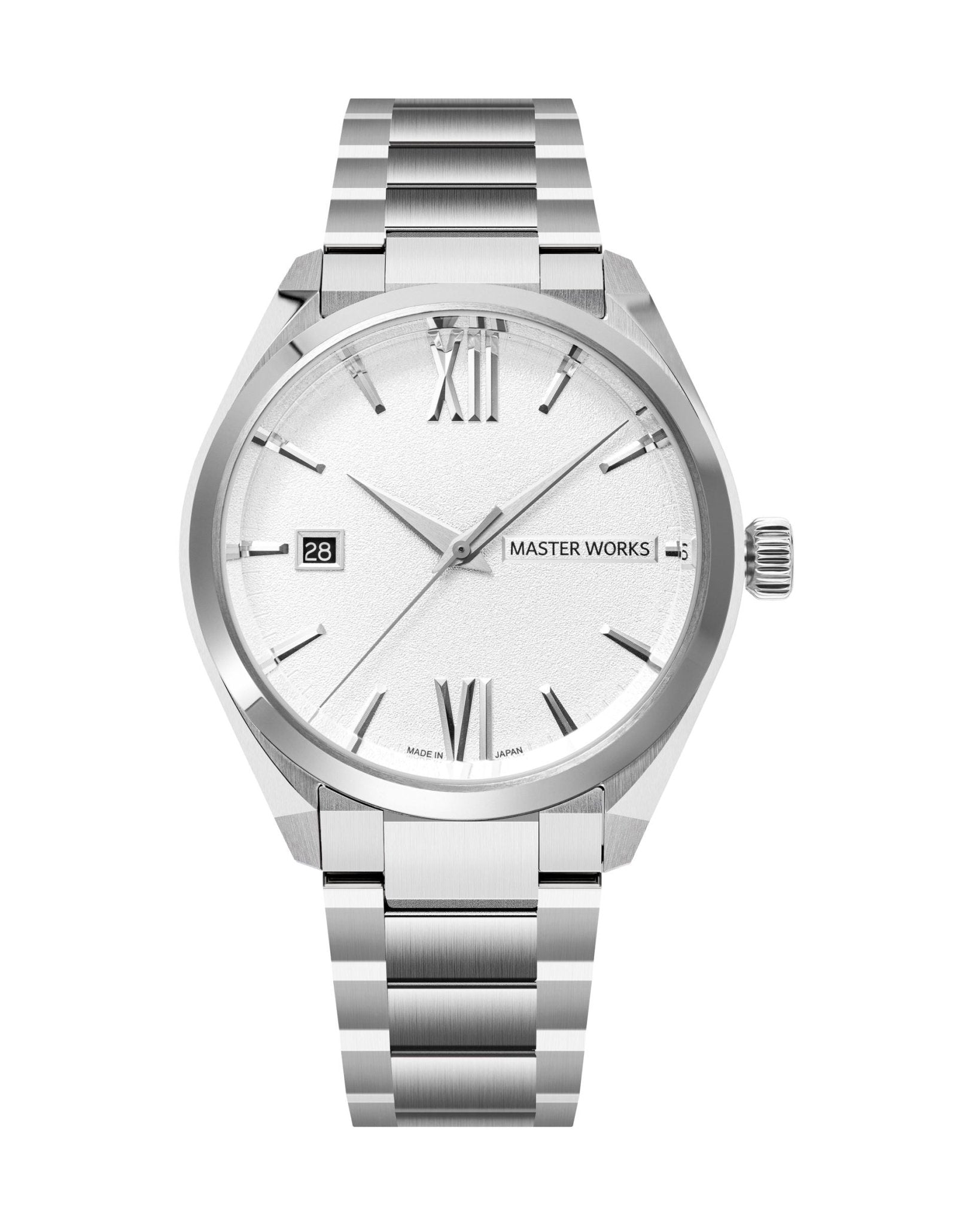 MW31 Automatic Watch - Bracelet Silver White Dial - BangOn
