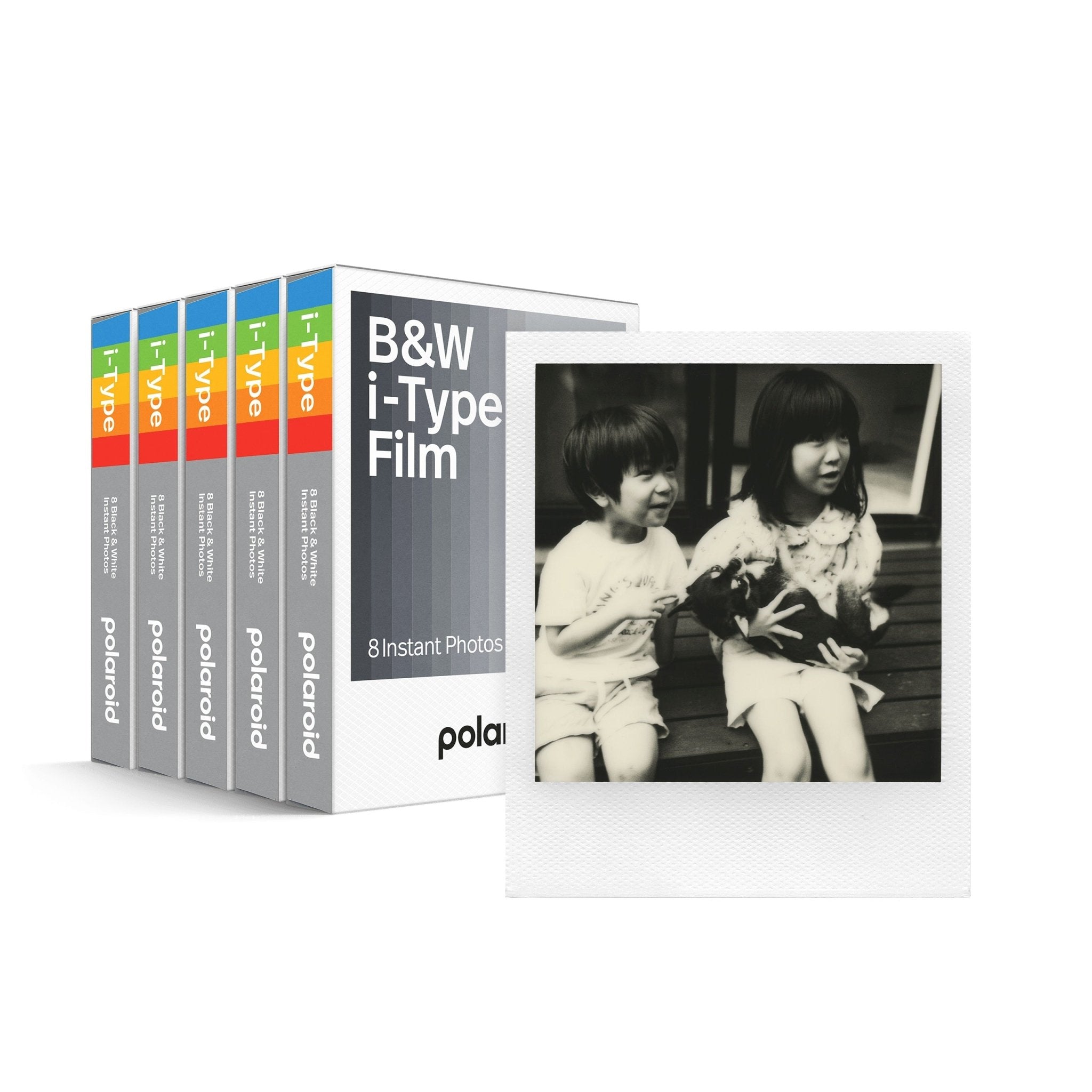 Polaroid B&W i - Type Film Five Pack Accessory - BangOn