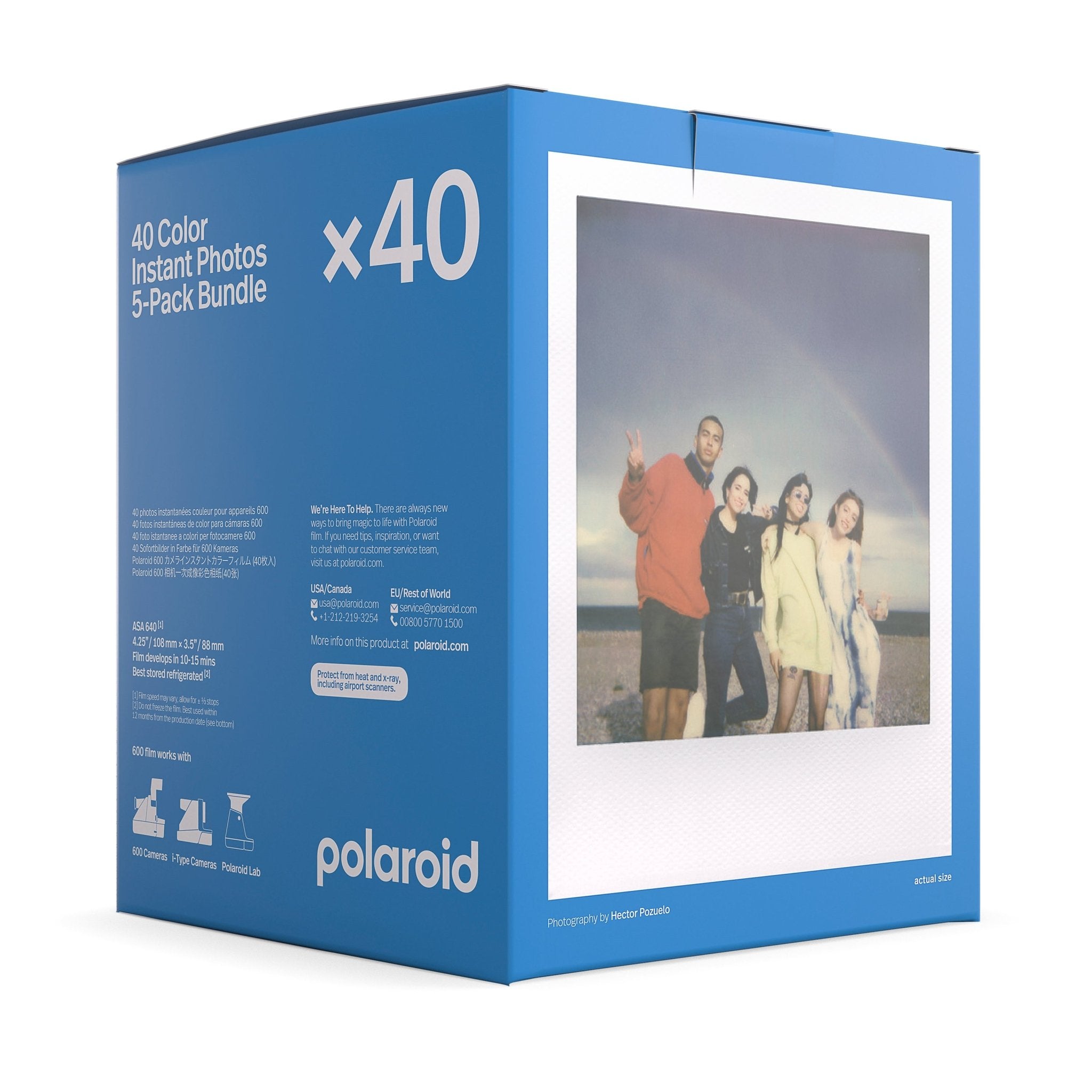 Polaroid Color film for 600 – x40 film pack Instant Camera Film Color - BangOn