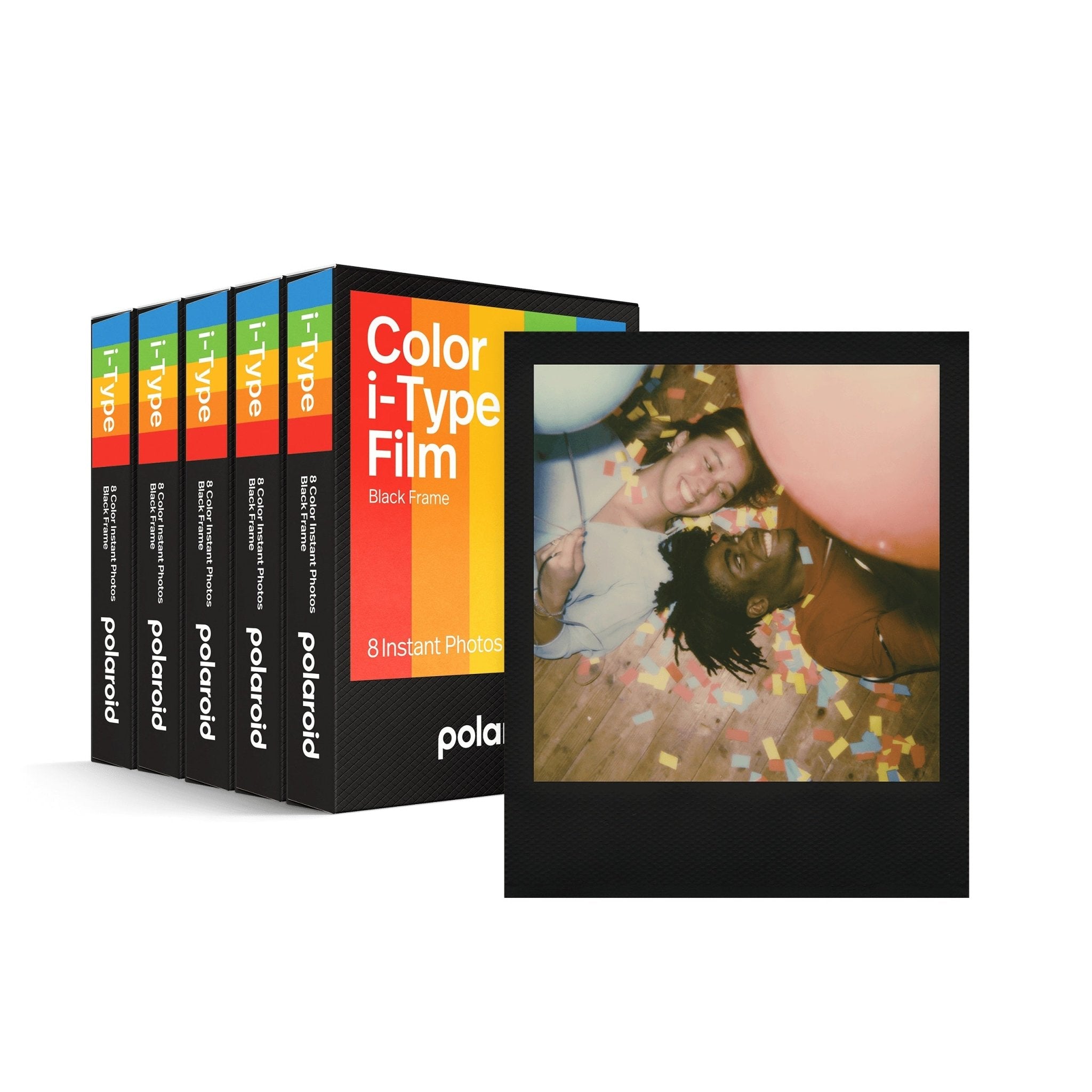 Polaroid Color film for i - Type – Black Frame Edition Five Packs - BangOn
