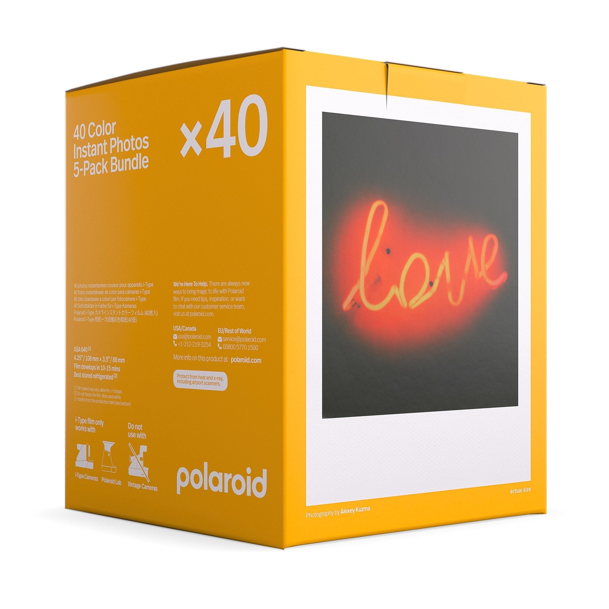 Polaroid Color film for i-Type x40 film pack Instant Camera Film Color - BangOn