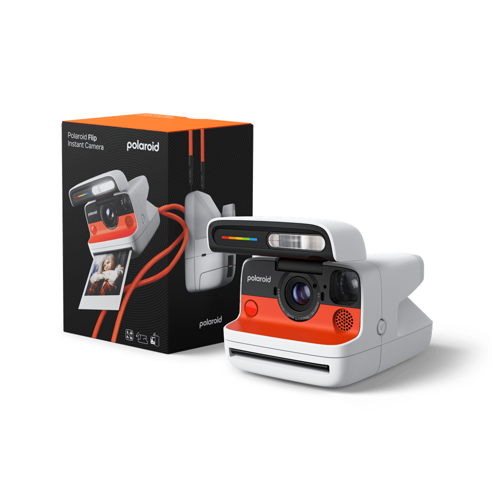 Polaroid Flip Instant Camera White 009151 - BangOn