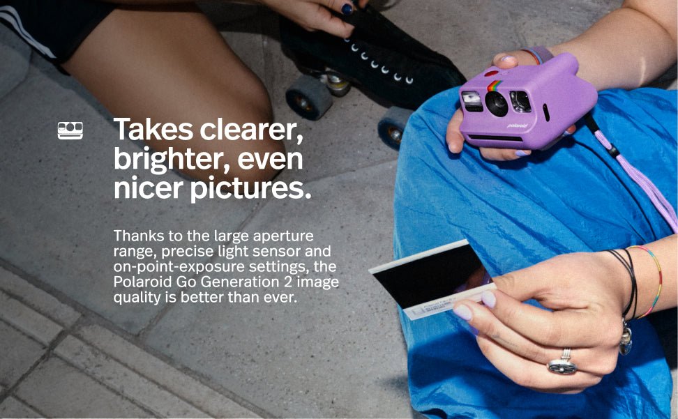 Polaroid Go Generation 2 – Purple Instant Camera - BangOn