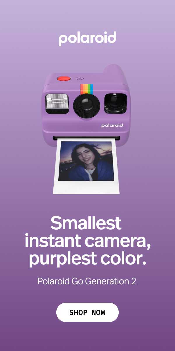 Polaroid Go Generation 2 – Purple Instant Camera - BangOn