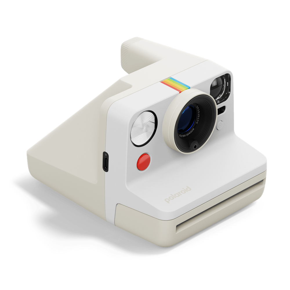Polaroid Now Instant Camera Generation 3 – Pebble White - BangOn