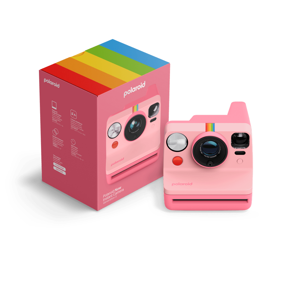 Polaroid Now Instant Camera Generation 3 –PINK 009197 - BangOn