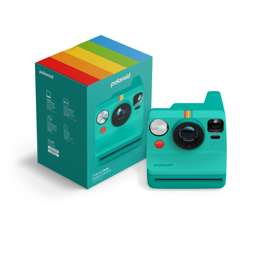 Polaroid Now Instant Camera Generation 3 –TEAL 009198 - BangOn
