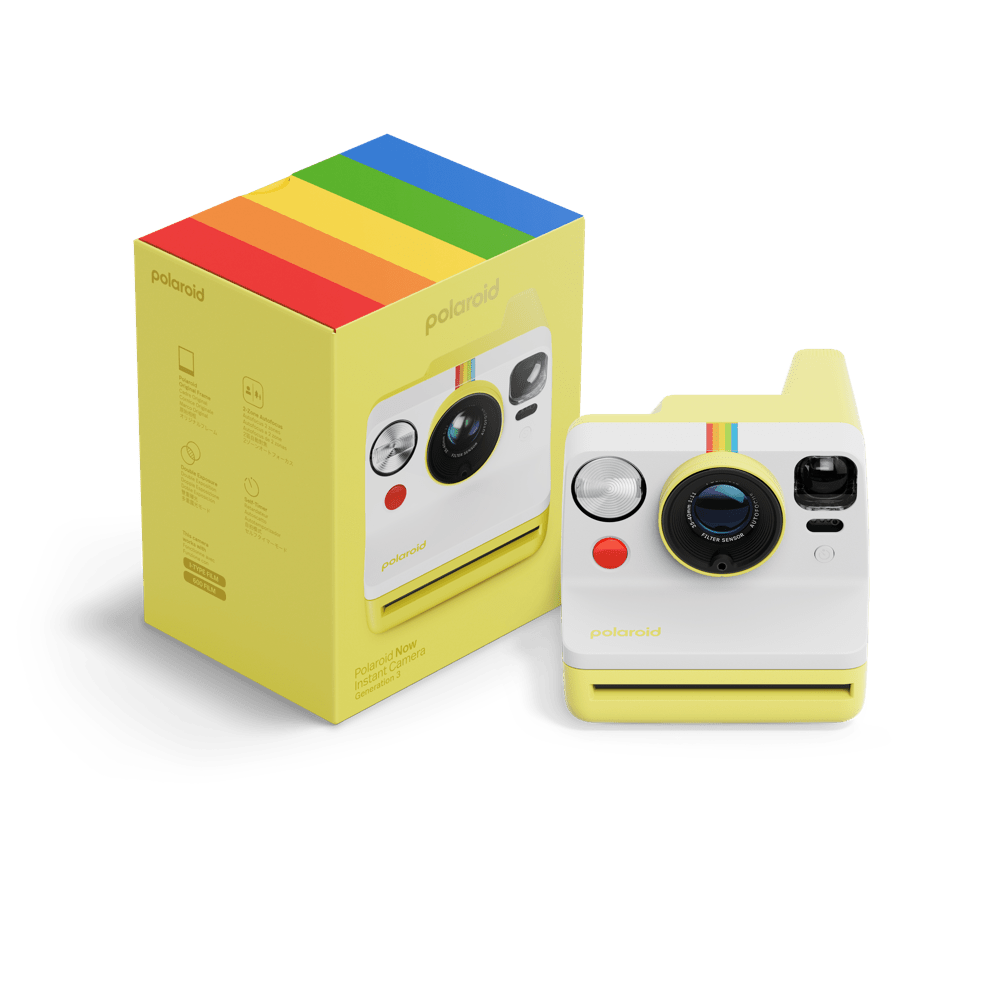 Polaroid Now Instant Camera Generation 3 – Yellow - BangOn