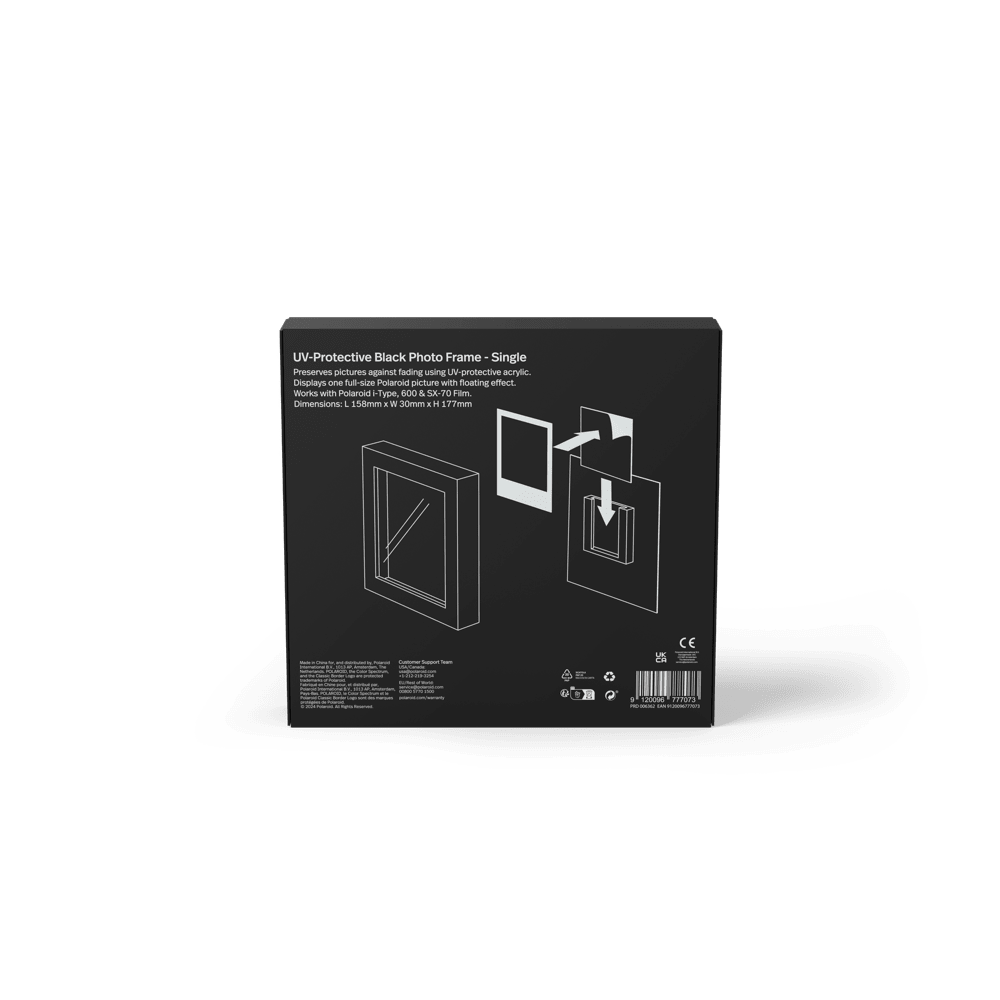 Polaroid Studio Single Photo Frame - Black - BangOn