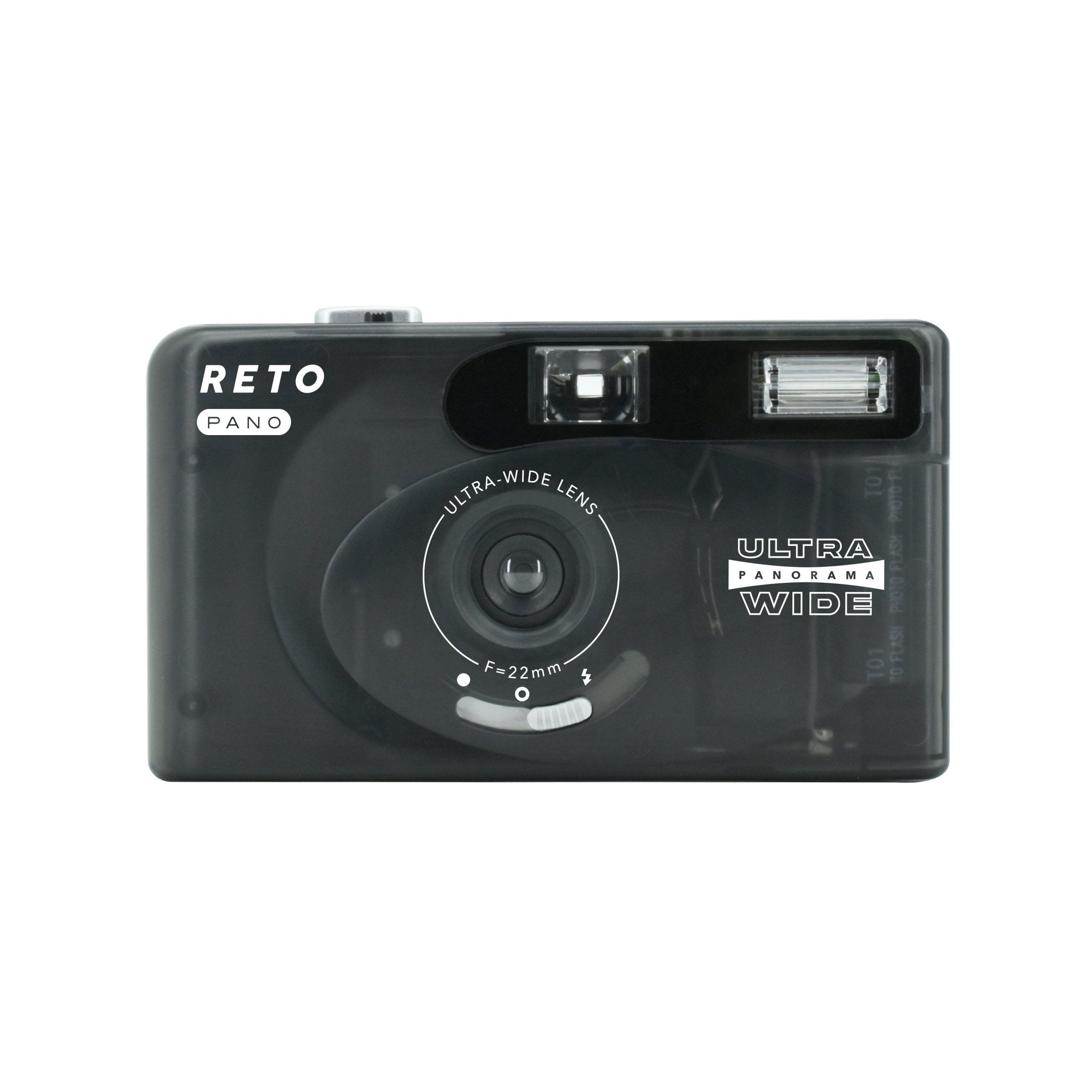 RETO PANO 35mm Film Camera Sheer Black - BangOn