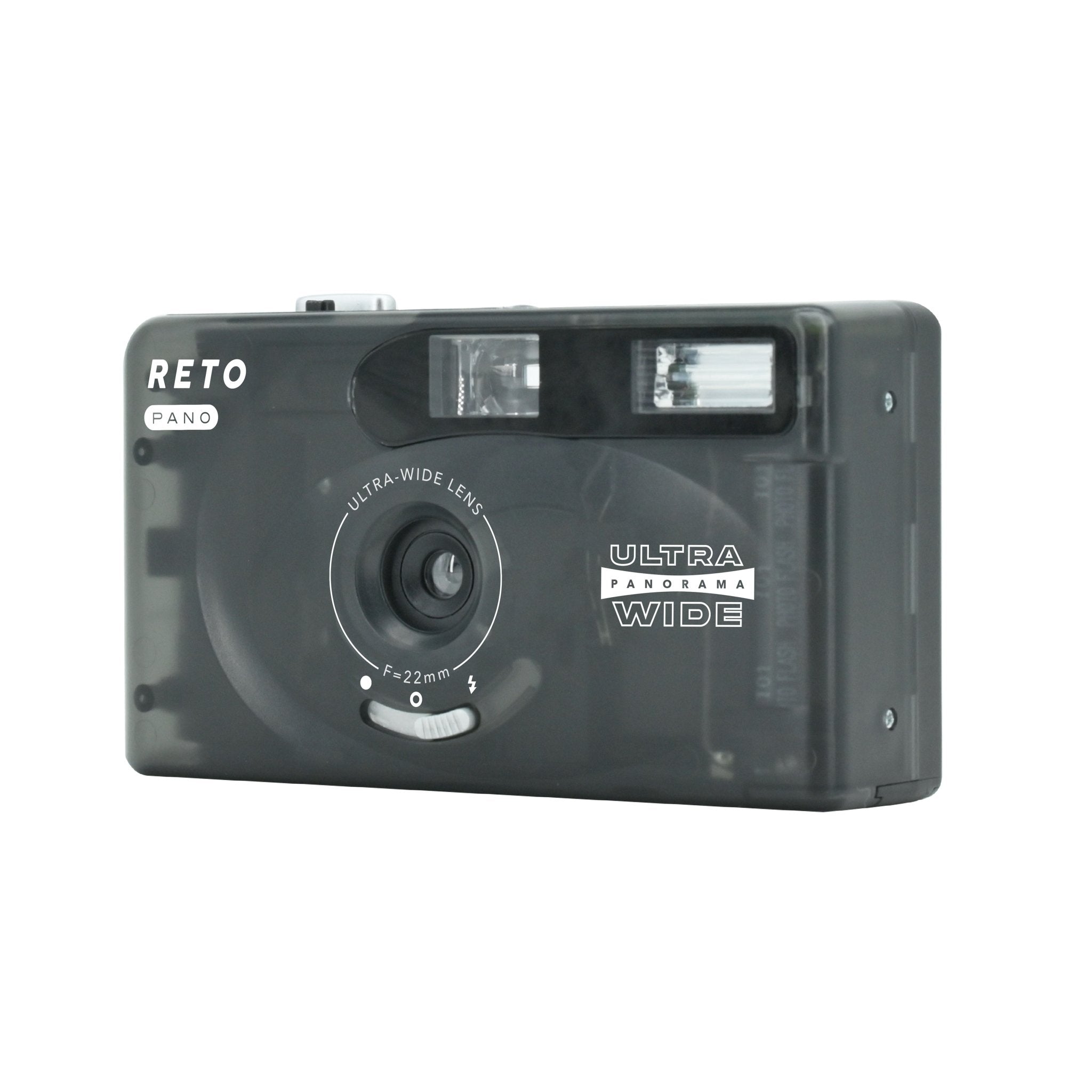 RETO PANO 35mm Film Camera Sheer Black - BangOn