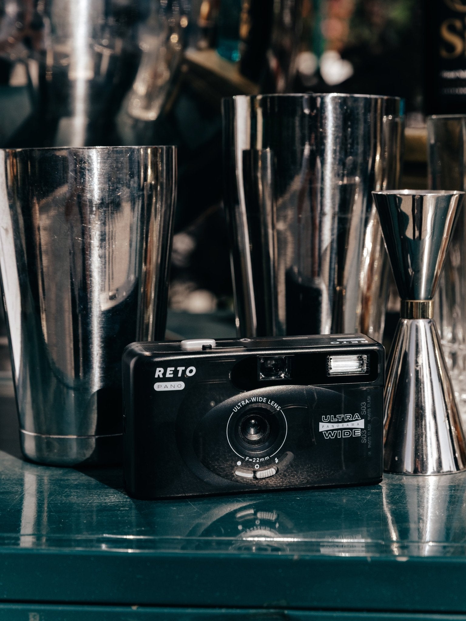 RETO PANO 35mm Film Camera Sheer Black - BangOn