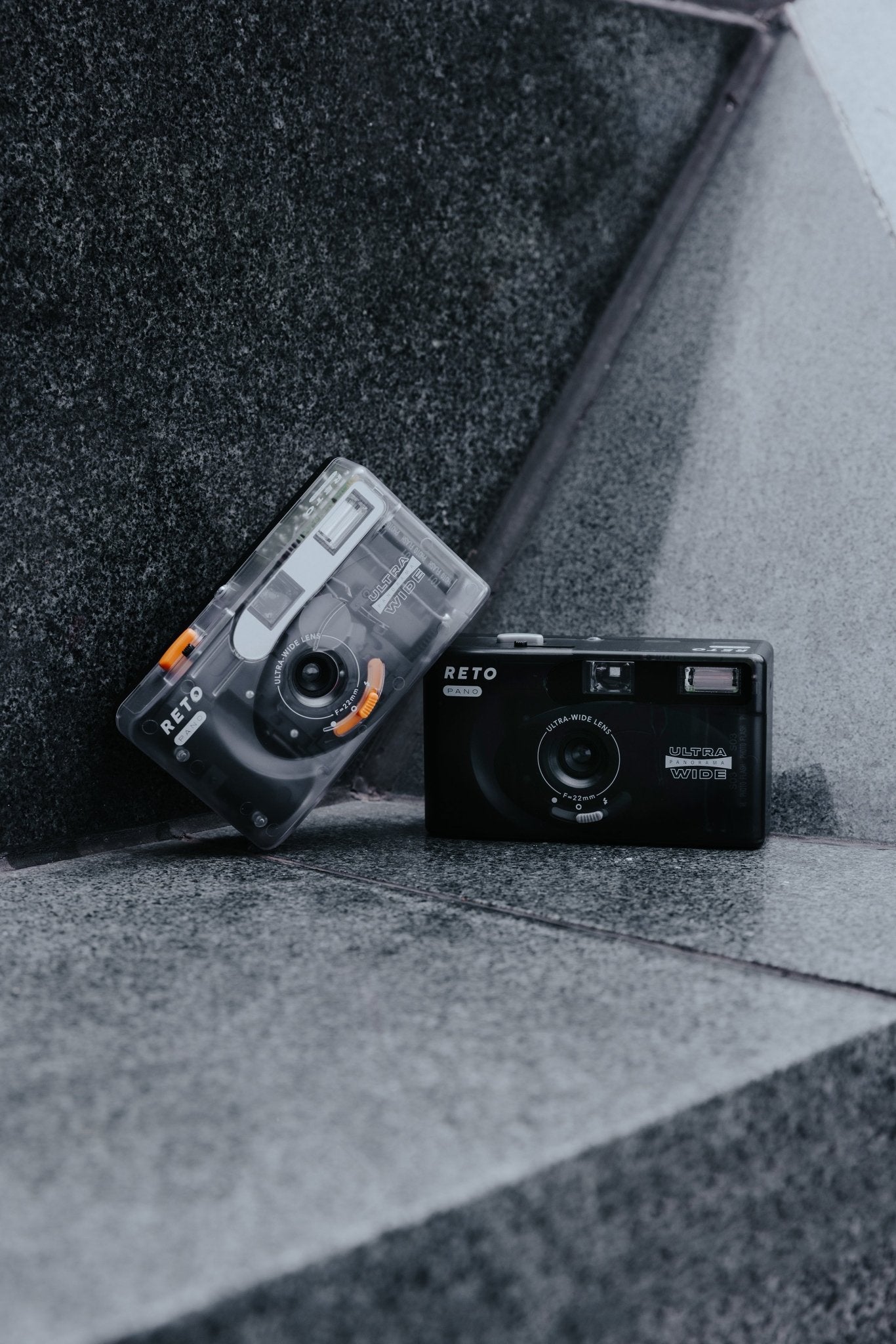RETO PANO 35mm Film Camera Sheer White - BangOn