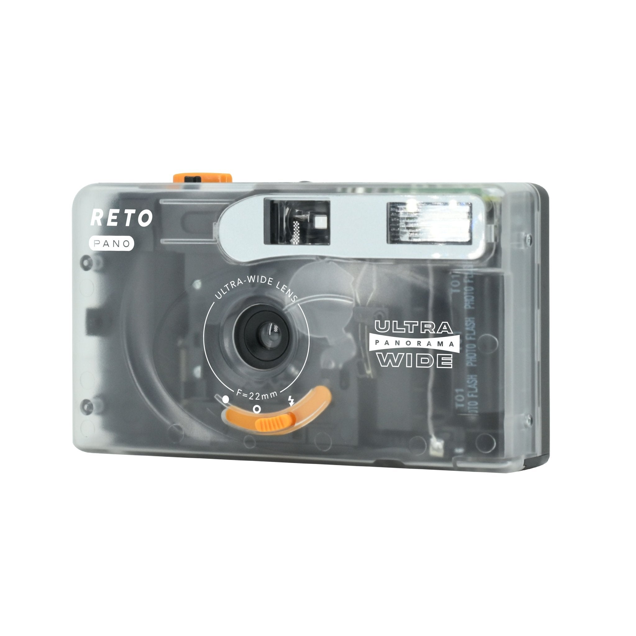RETO PANO 35mm Film Camera Sheer White - BangOn