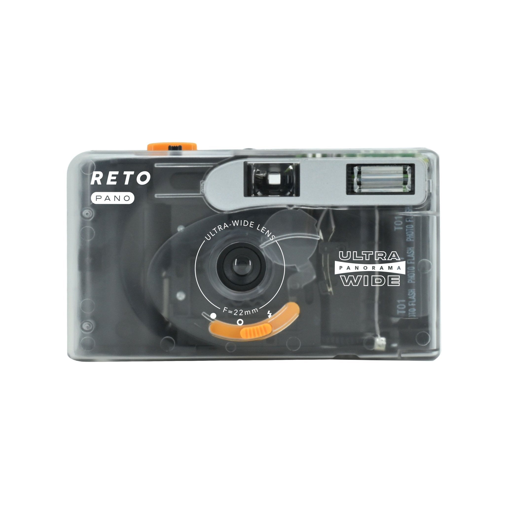 RETO PANO 35mm Film Camera Sheer White - BangOn