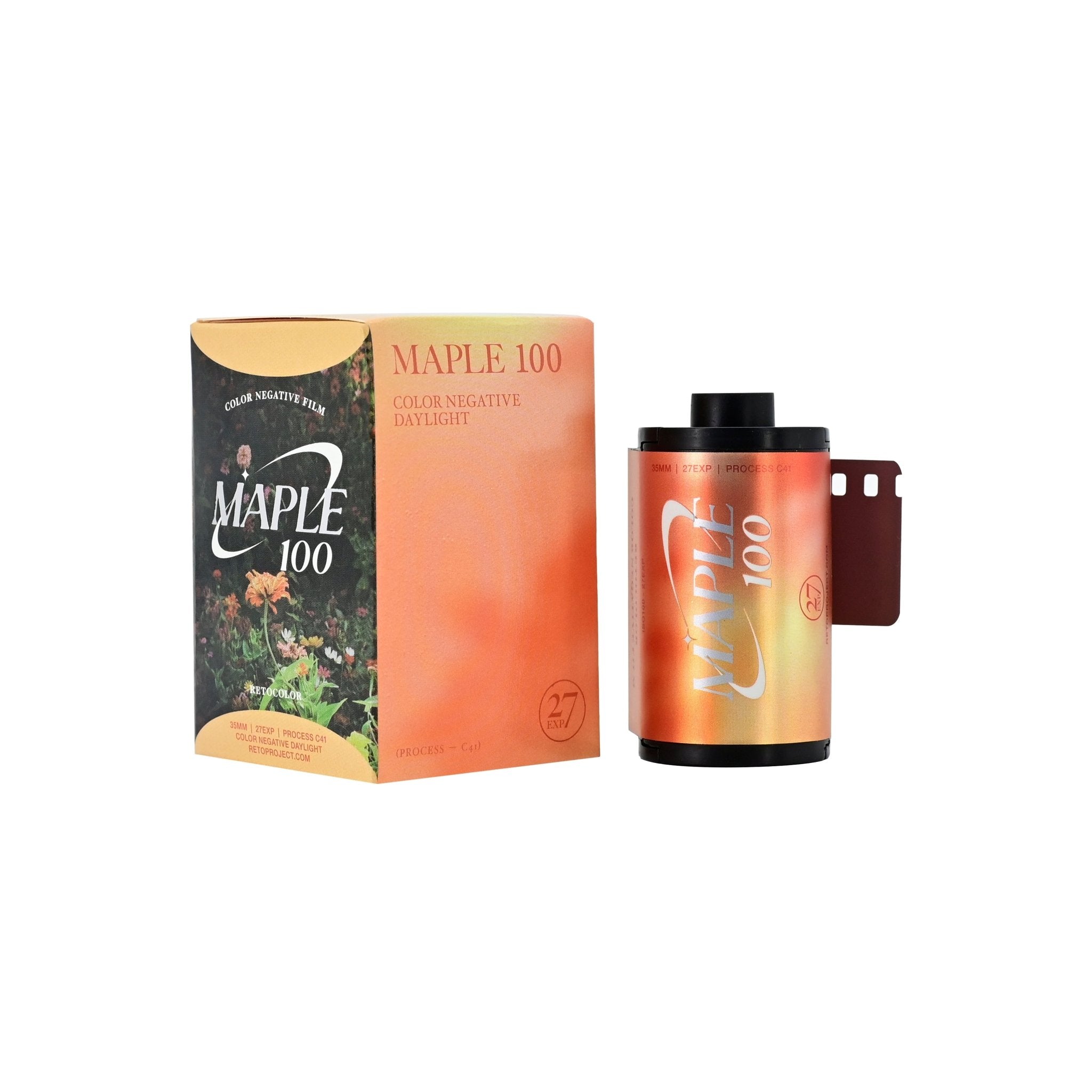 Retocolor Maple 100 35MM COLOR NEGATIVE FILM 27EXP Film Camera - BangOn