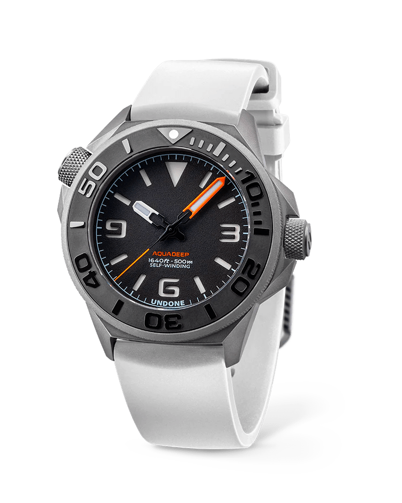 Undone Aquadeep Signal White Automatic Watch - BangOn