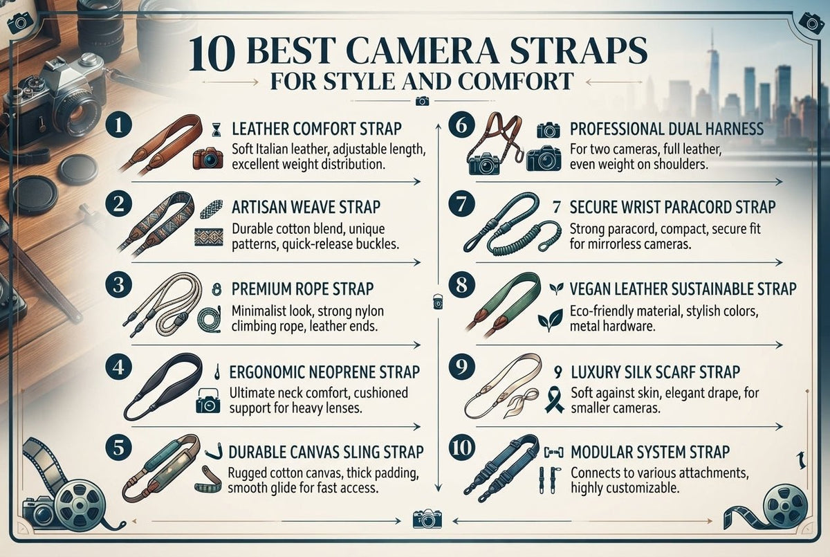 10 Best Camera Straps for Style and Comfort - BangOn