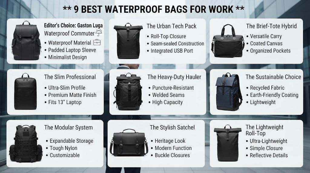 9 Best Waterproof Bags for Work - BangOn