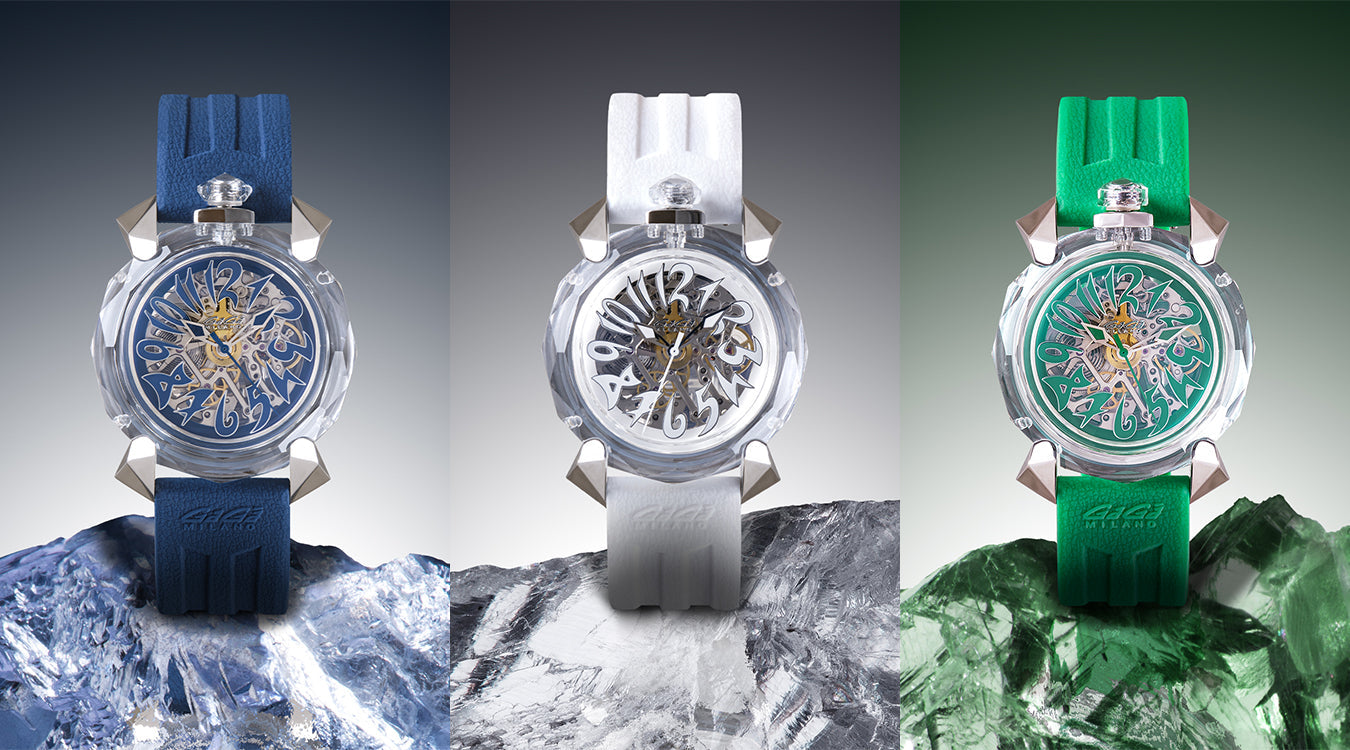 Gagà Milano Crystal Watches: K9 Crystal Artistry You Can See Time Through