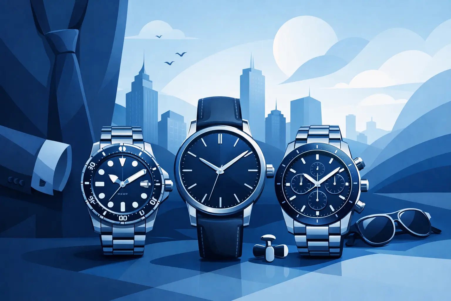 Deep Blue Watches for a Sharper Daily Look - BangOn