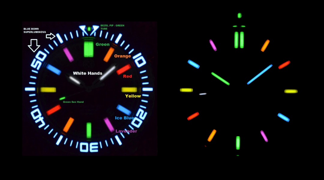 DEEPBLUE Daynight Dive Watches: Neon Clarity in the Dark - BangOn