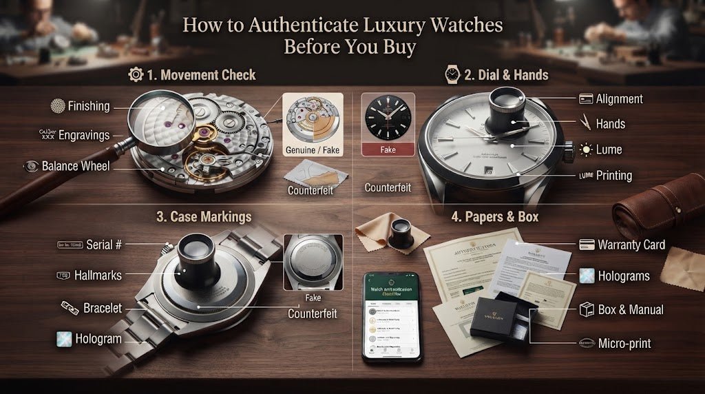 How to Authenticate Luxury Watches Before You Buy - BangOn