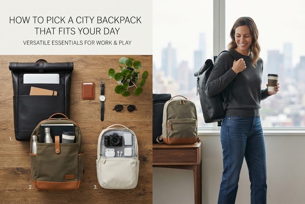 How to Pick a City Backpack That Fits Your Day - BangOn