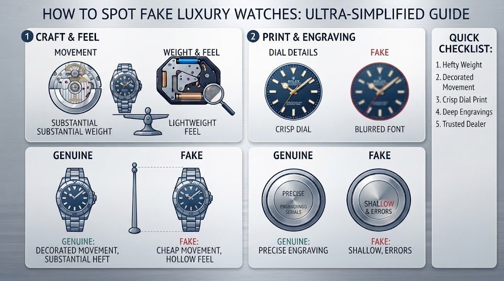 How to Spot Fake Luxury Watches - BangOn