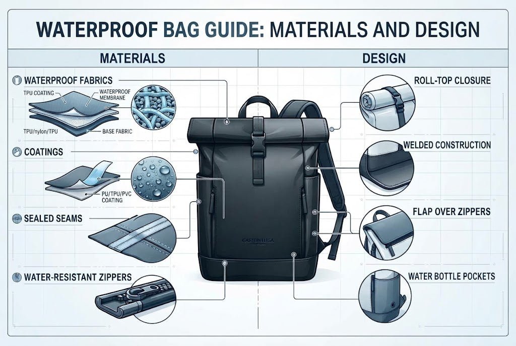 What Makes a Bag Waterproof? Materials and Design - BangOn
