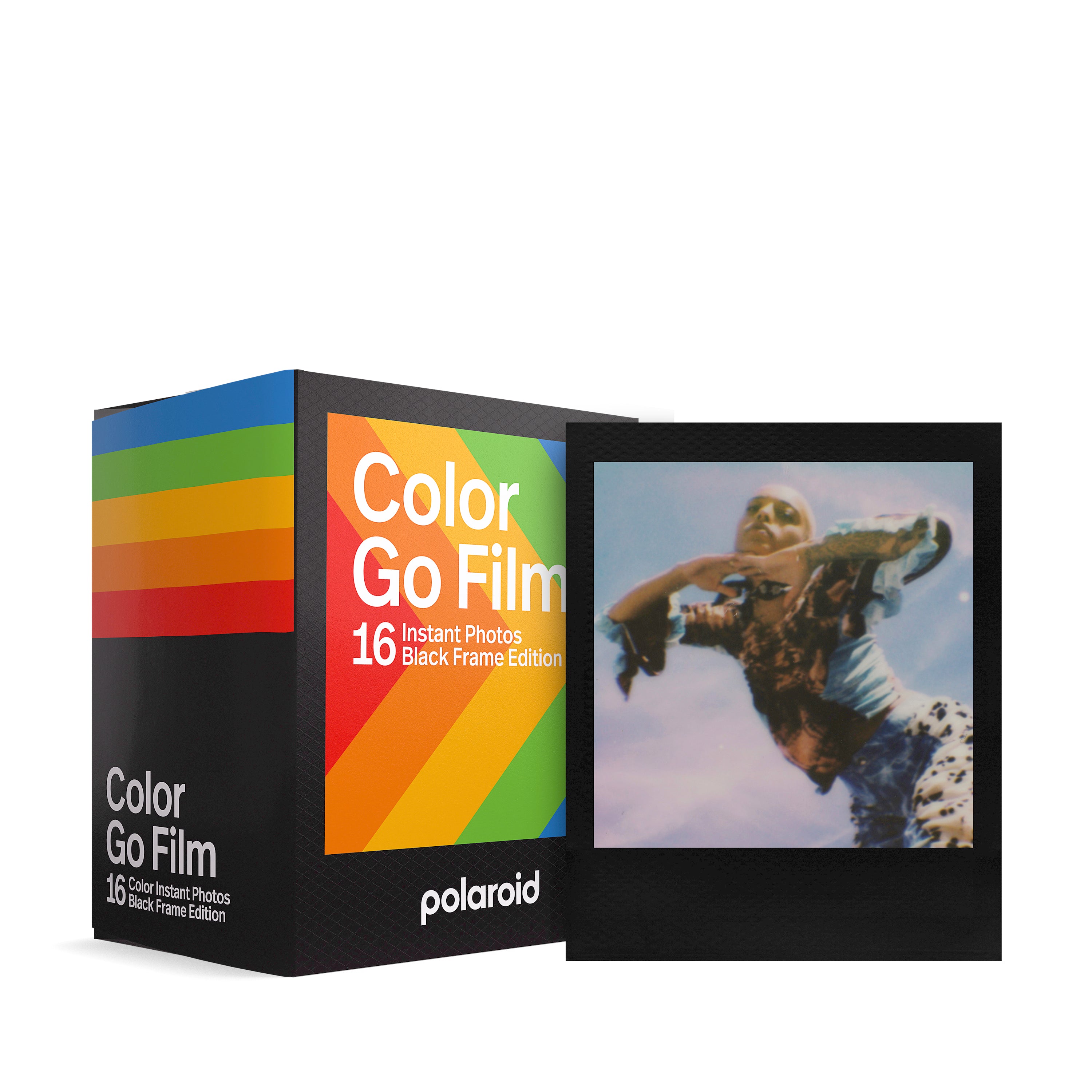 Polaroid Color Go Film Doppelpack Schwarzer Rahmen Sofortbildkamera-Film Go Film Doppelpack - Schwarz #6211