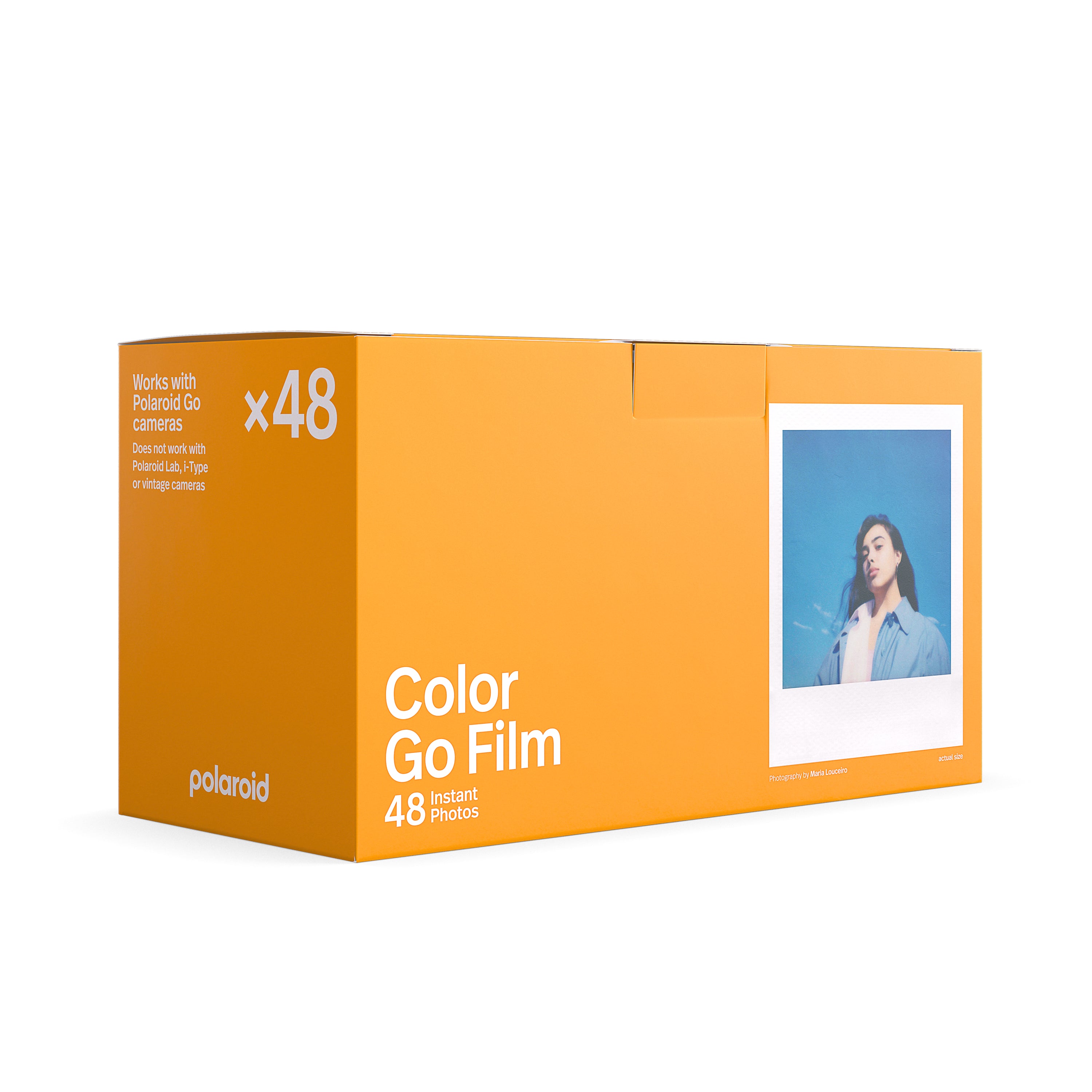 Polaroid Color Go Film Weißer Rahmen x48 Pack Sofortbildkamera-Film Color Go Film Weiß 48er Pack #6212