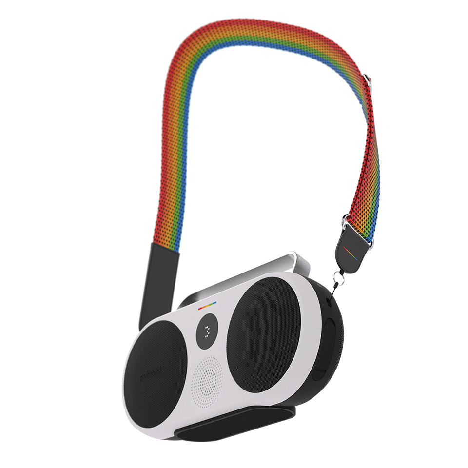 Polaroid Sofortbildkamera Gurt Flach – Regenbogen Schwarz #006055