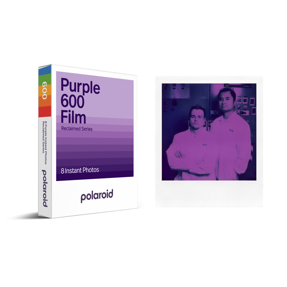 POLAROID Purple Film for 600 - Reclamed Series #006616