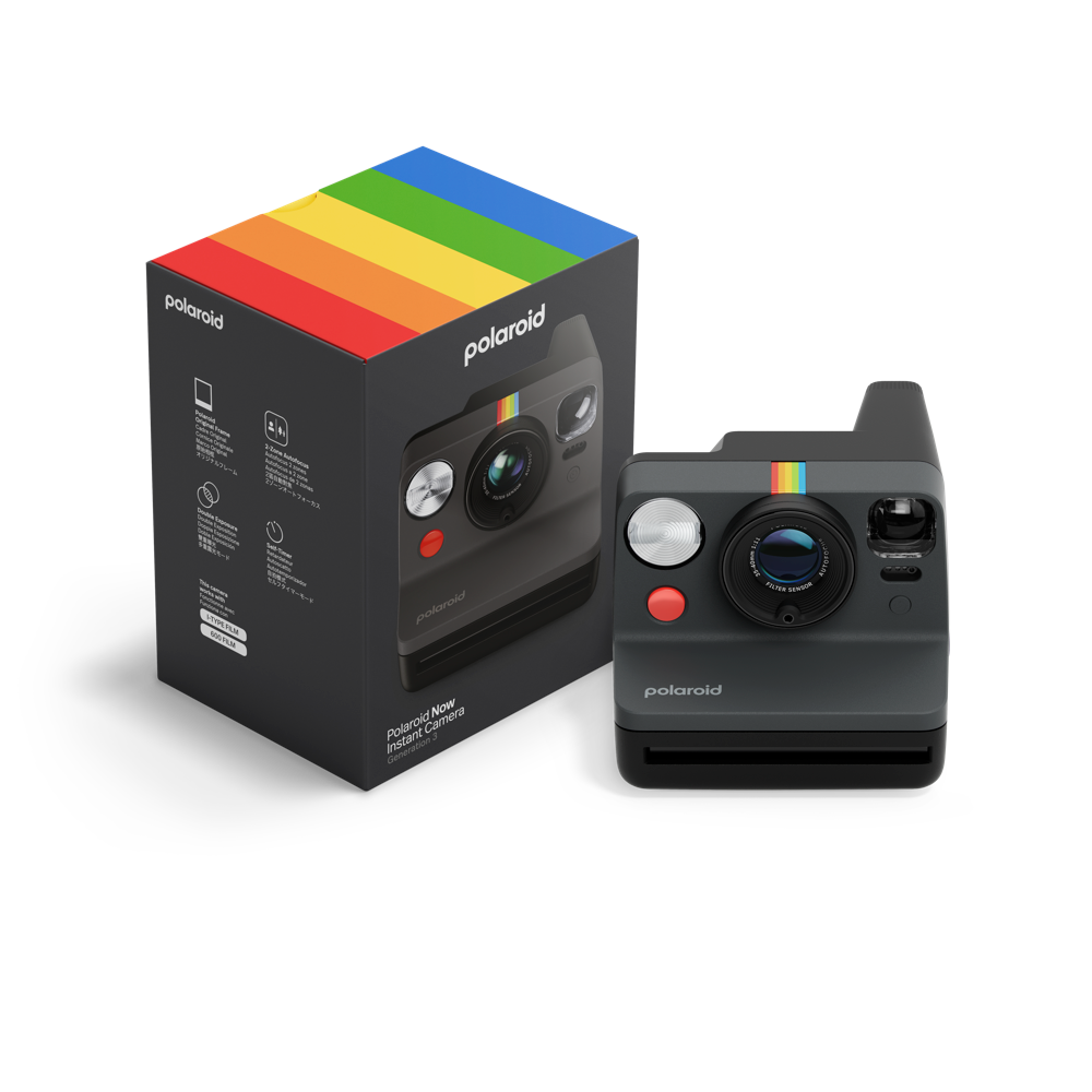 Polaroid Now Generation 3 Gen 3 i-Type Sofortbildkamera - Schwarz #009154