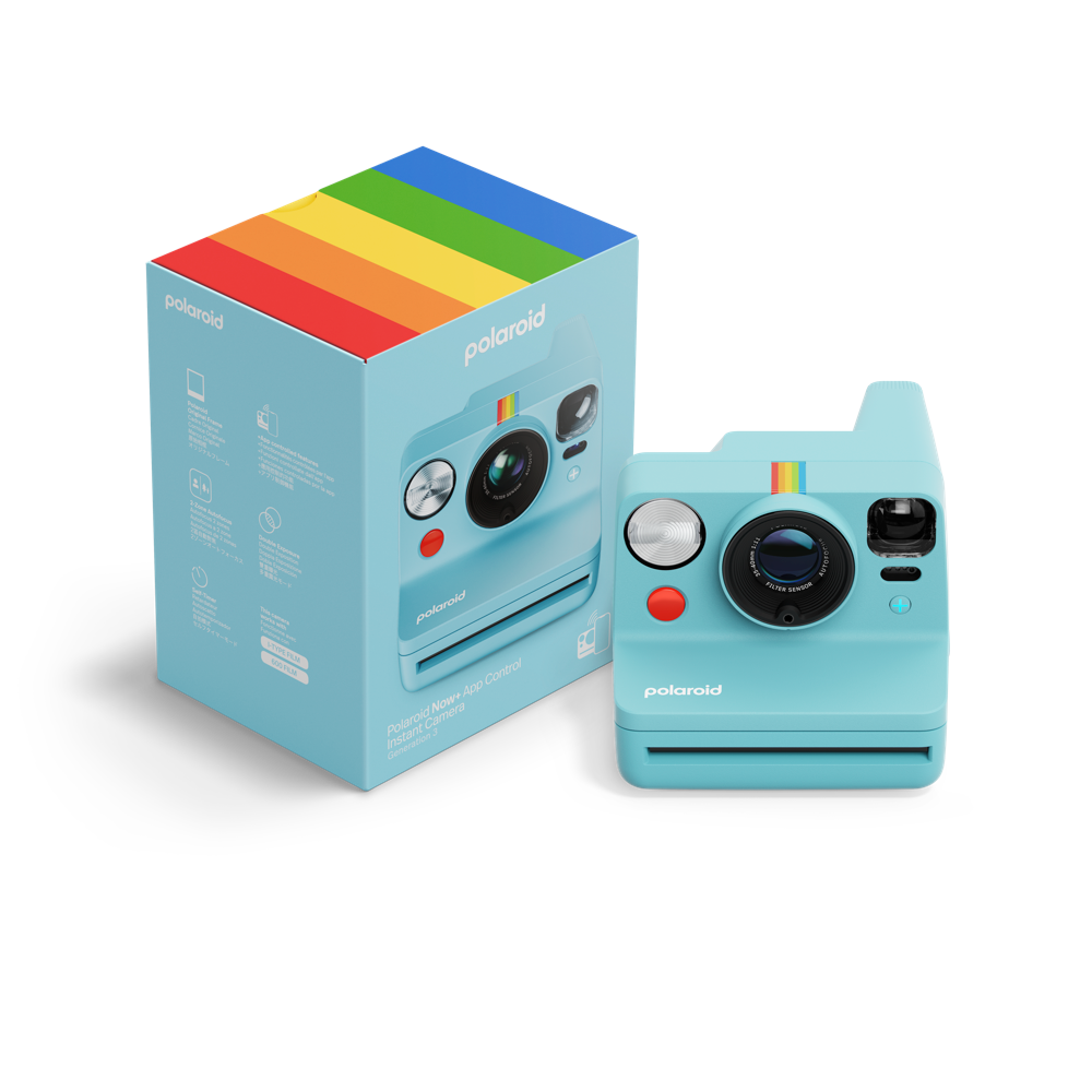Polaroid Now+ Generation 3 Gen 3 i-Type Sofortbildkamera – Arctic Blue #9163