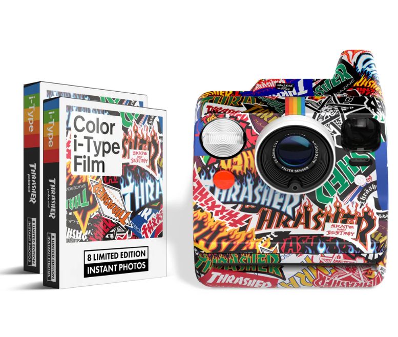 Polaroid Now 即影即有相機 第三代 + 16張 i-Type 彩色底片 - Thrasher 限定套裝