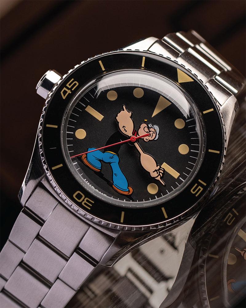 UNDONE X POPEYE Blacksand Automático #COL-POP-SLM-BLACK