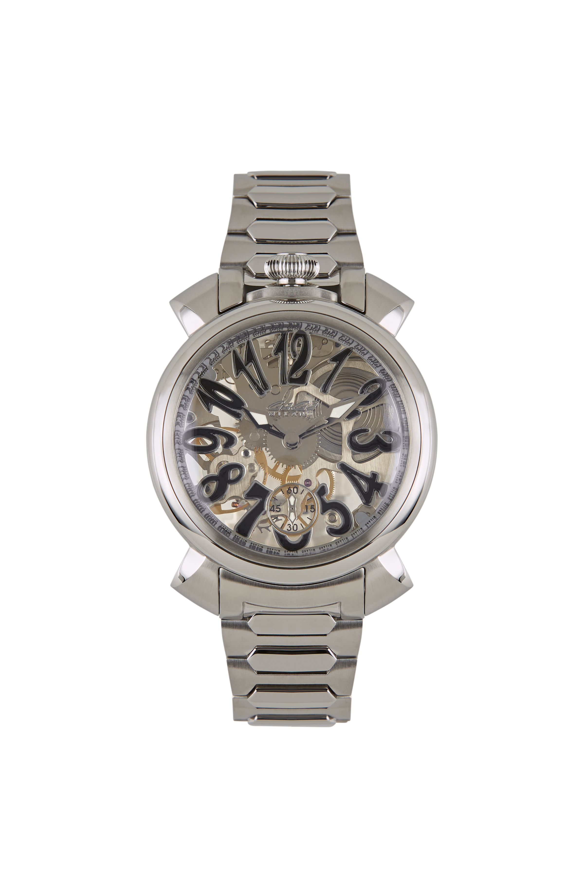 Gaga Milano MANUALE 44 ACERO #4310SK01S0STST0