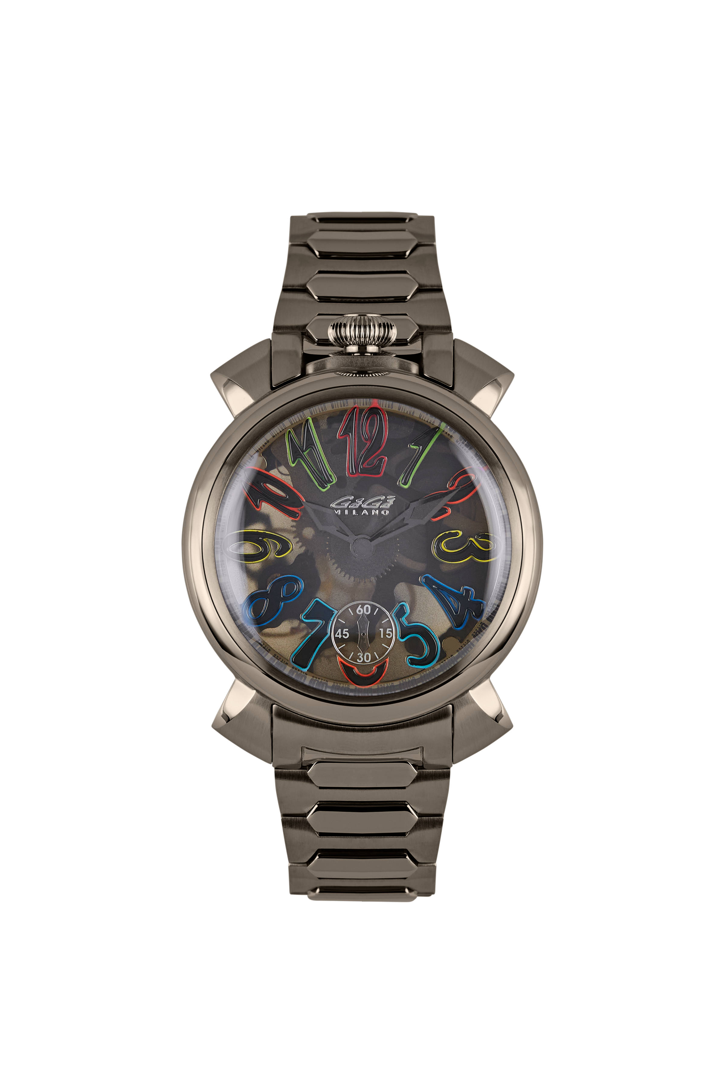 Gaga Milano MANUALE 44 GUN ÍNDICE ARCOÍRIS #4313SK01U0STSP0