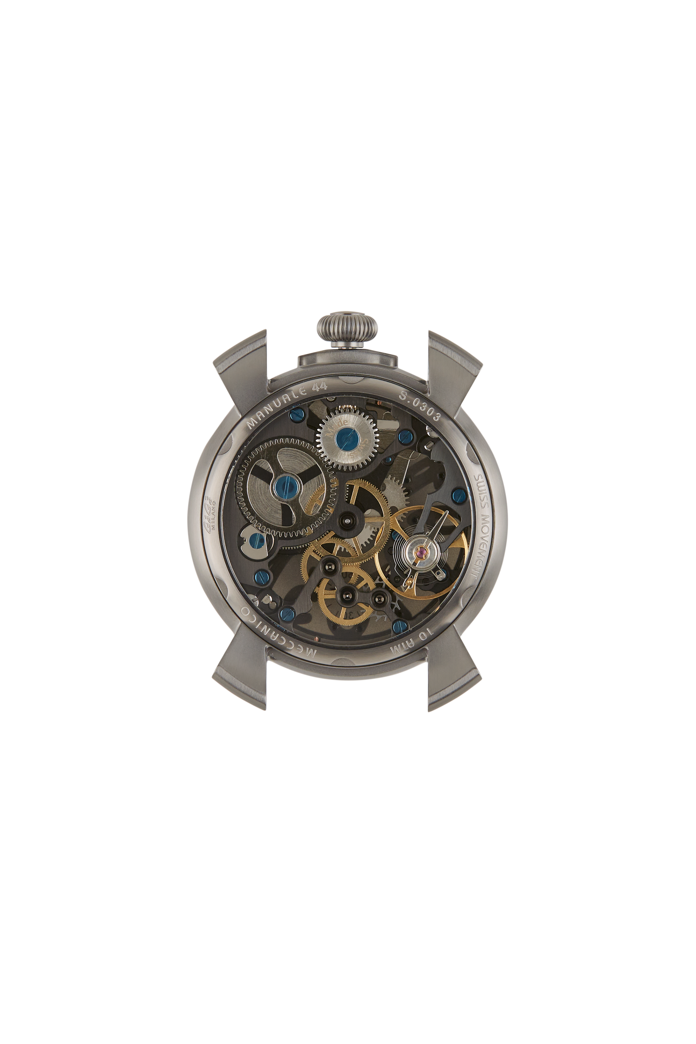 Gaga Milano MANUALE 44 GUN ÍNDICE ARCOÍRIS #4313SK01U0STSP0