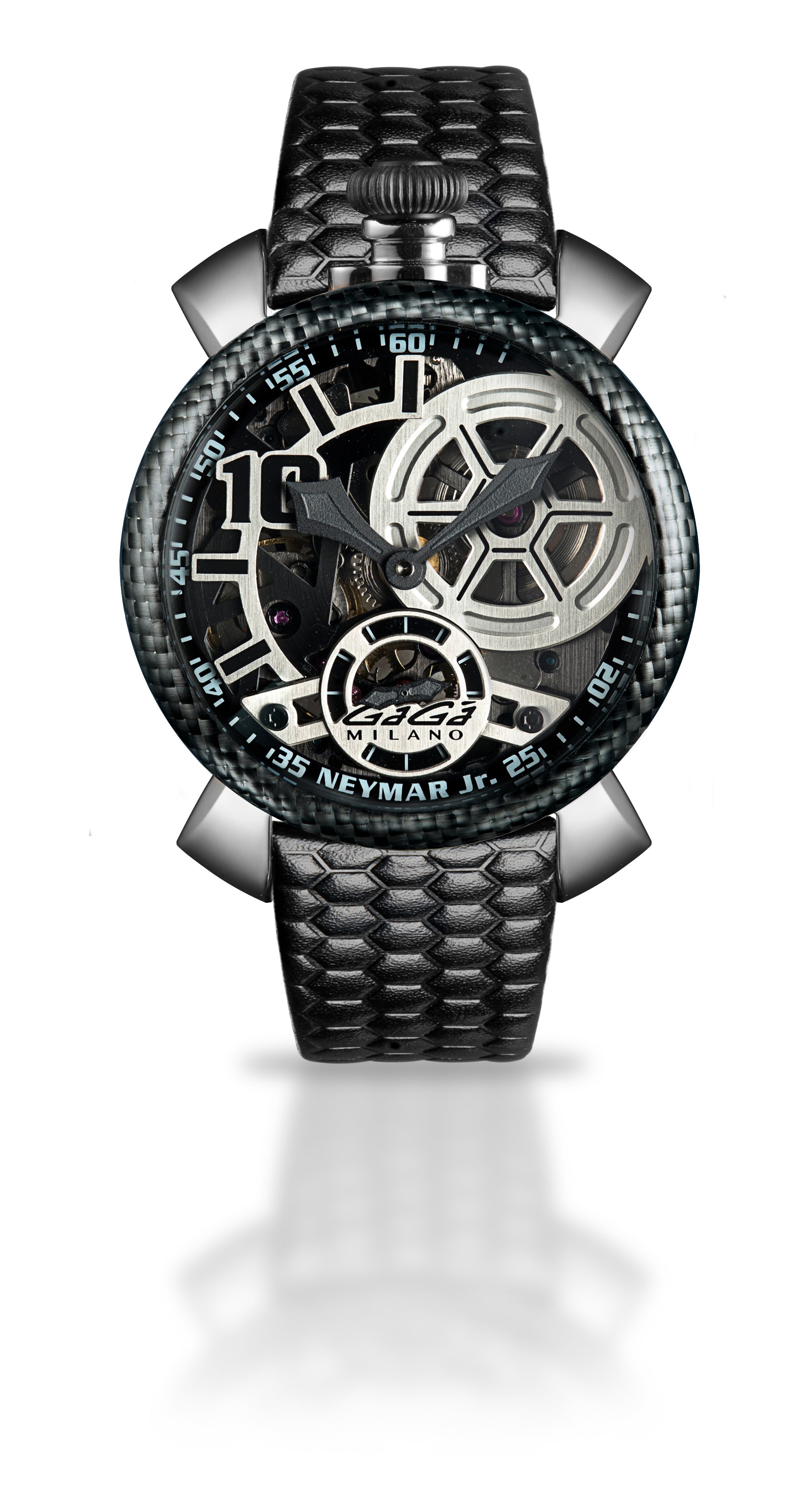 Gaga Milano SKELETON 48MM - NEYMAR JR EDICIÓN LIMITADA 500 PIEZAS #5516NY02UCLBBM0