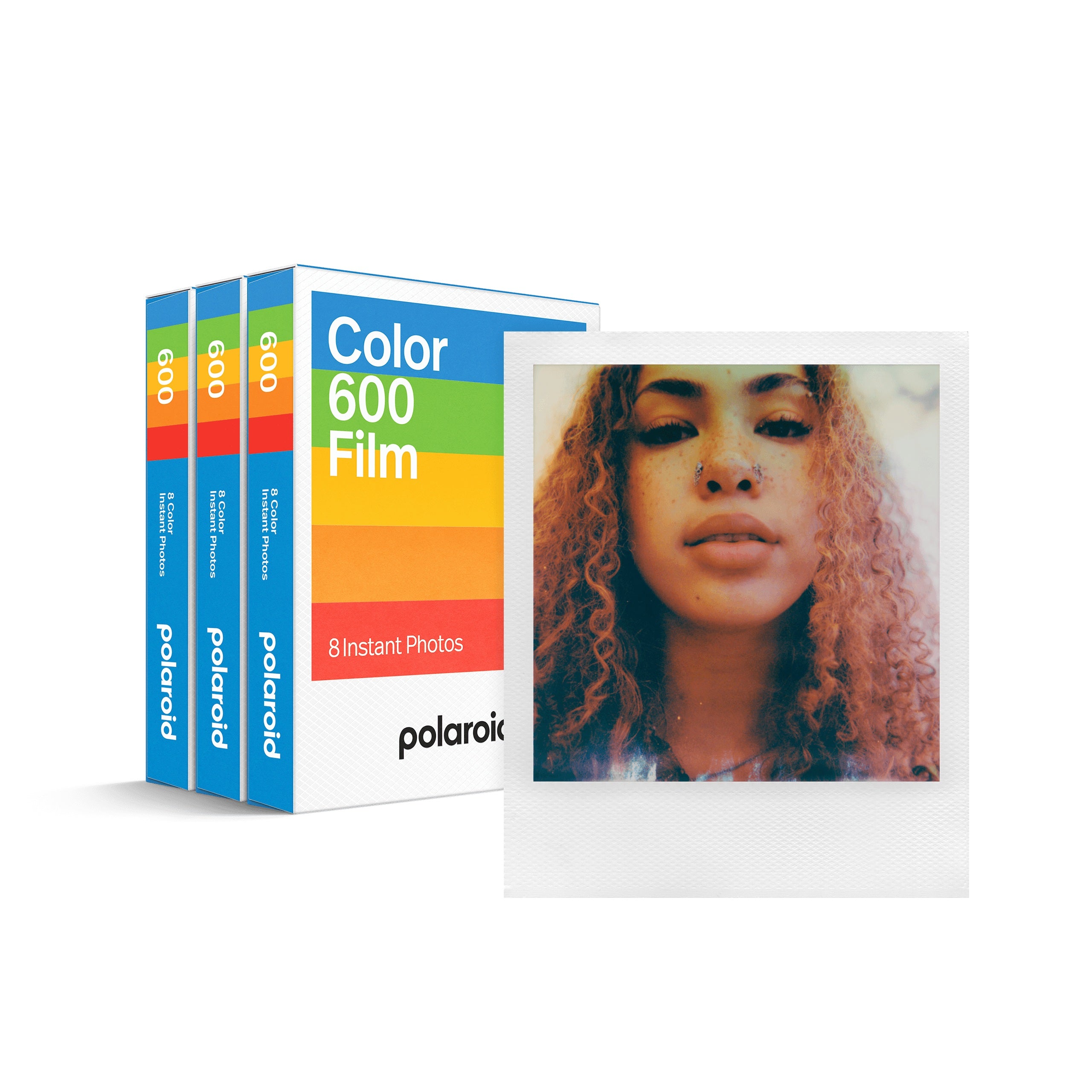 Polaroid Farbfilm für 600 Weißer Rahmen Farbfotopapier 3er Set mit 24 Fotos #6002Set_3