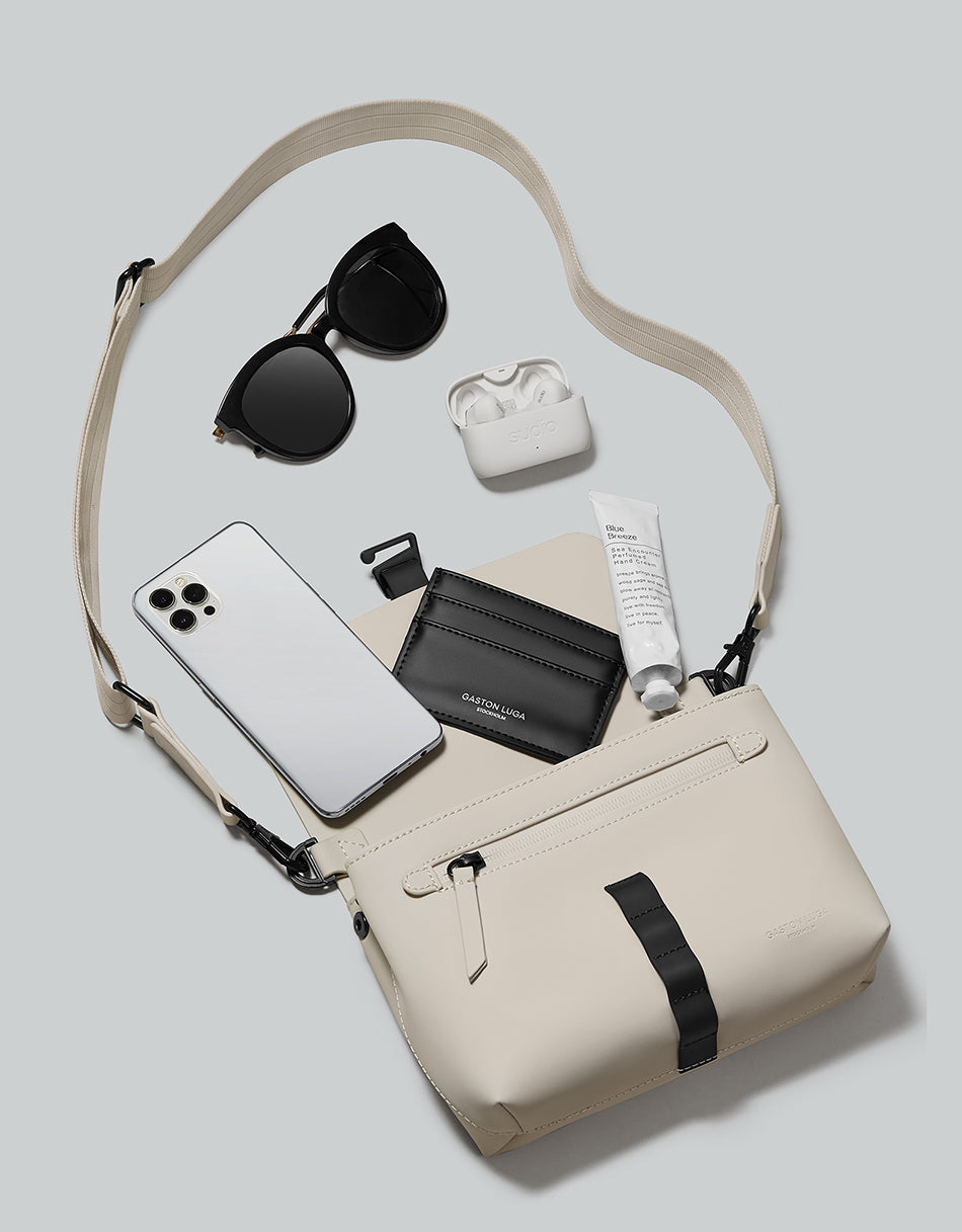 <tc>Gaston Luga</tc> Splash Crossbody Bag - Cloud Cream #CB101