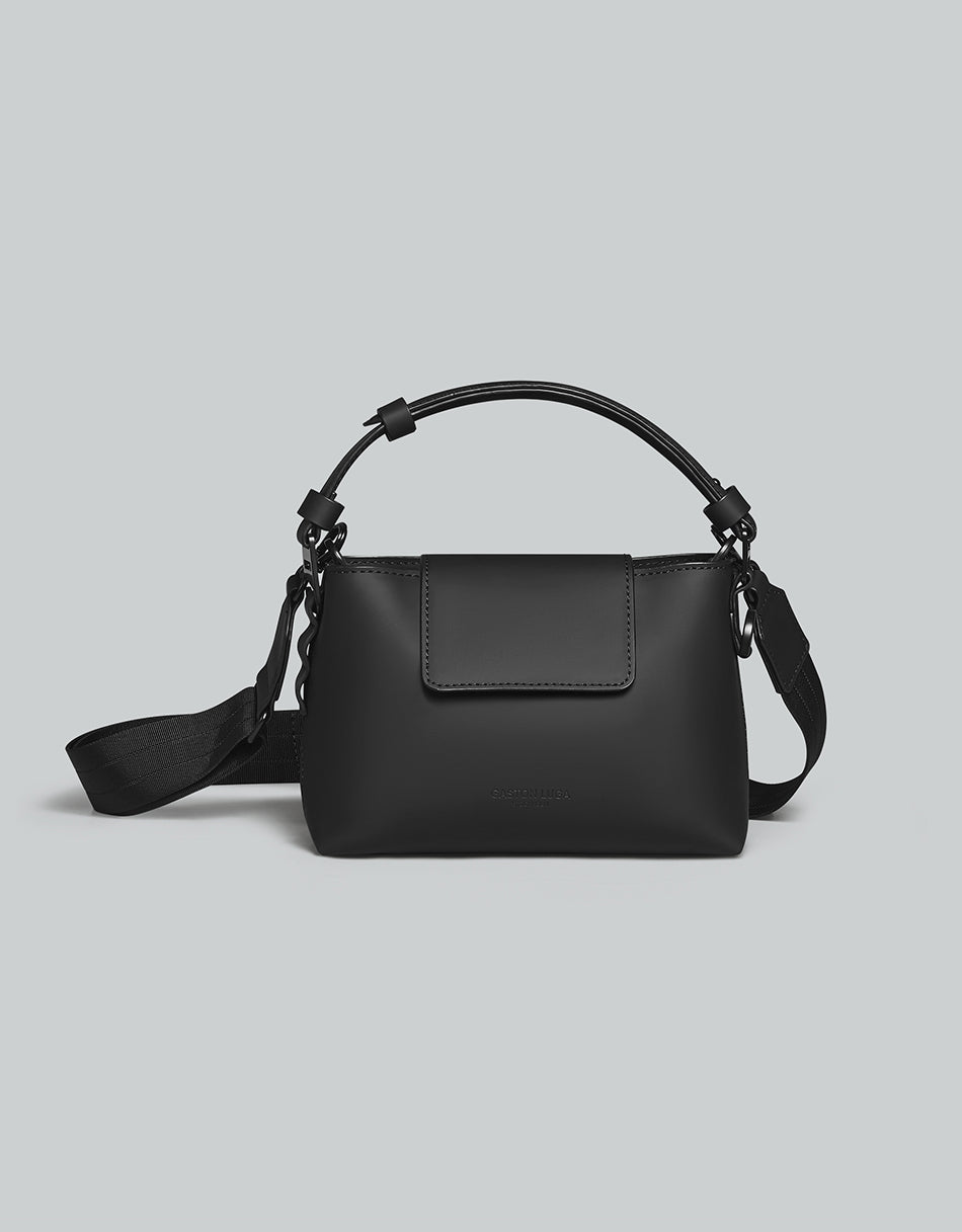 Gaston Luga Splashini Crossbody Bag - Black #CB200